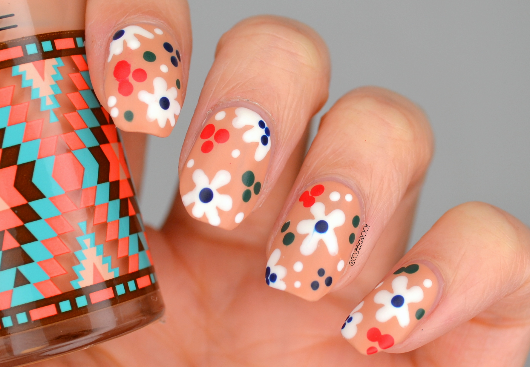 Flower Nail Art