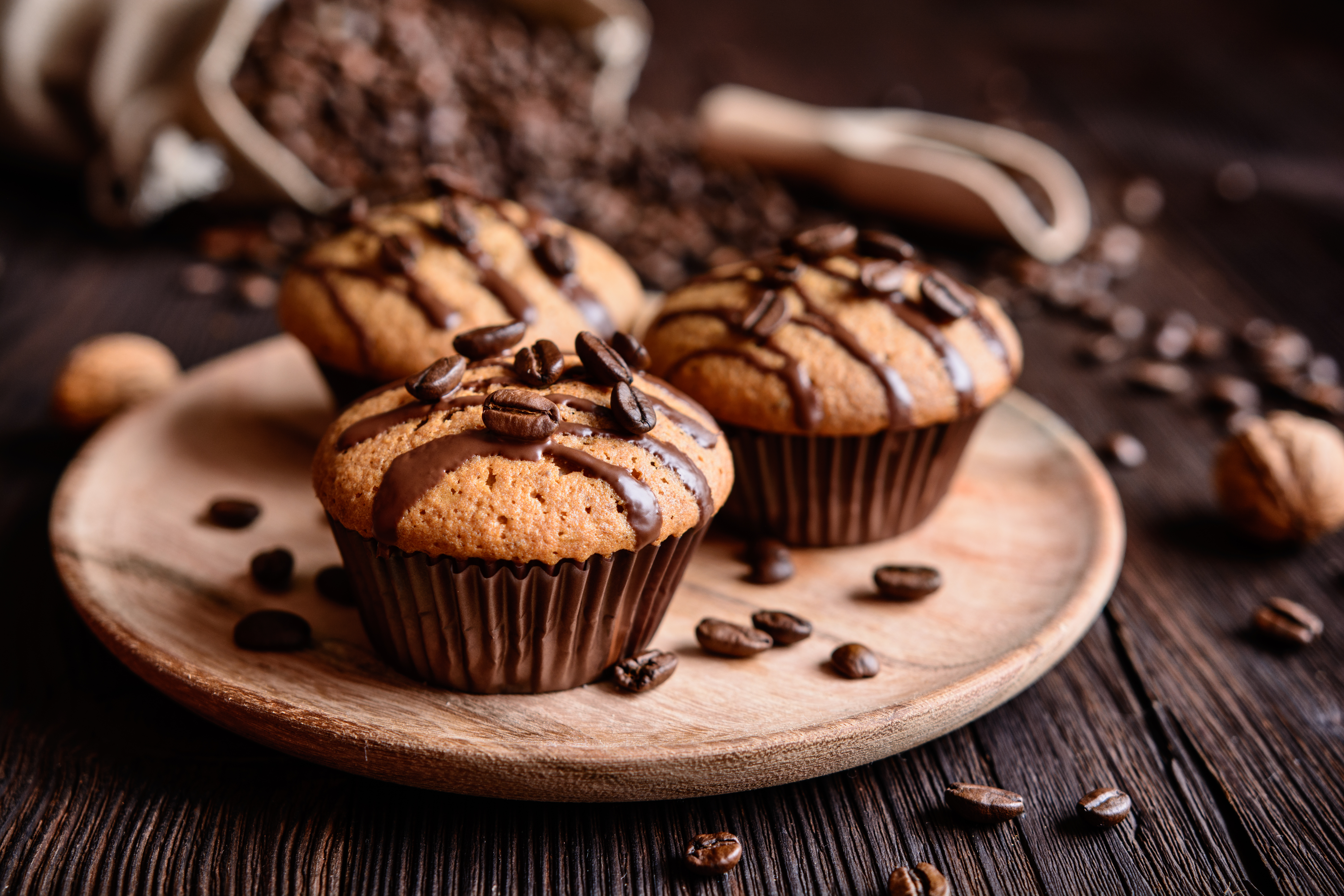 Coffee Walnut Cup Cake : Masterclass