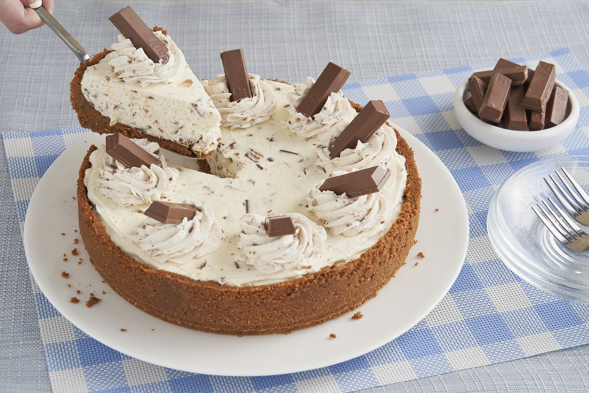 No Bake Kit Kat Cheesecake : Masterclass