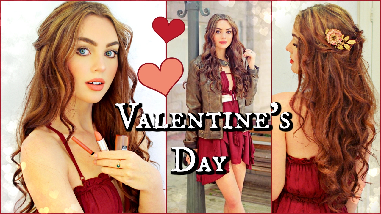 Valentine's Day Special Makeup and Hairstyle: Masterclass